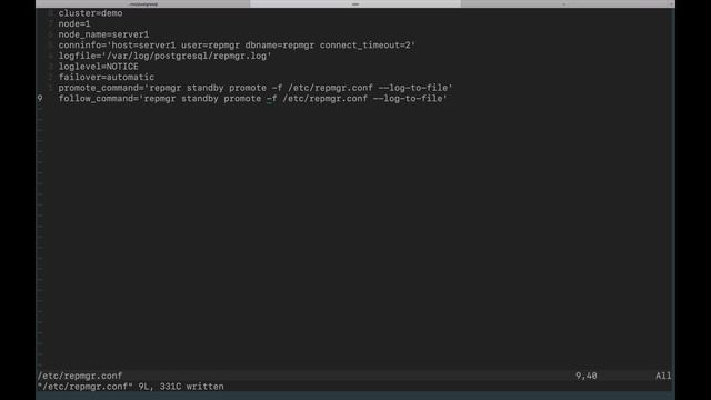 Configuration d'un cluster PostgreSQL master/slave avec repmgr смотреть онлайн