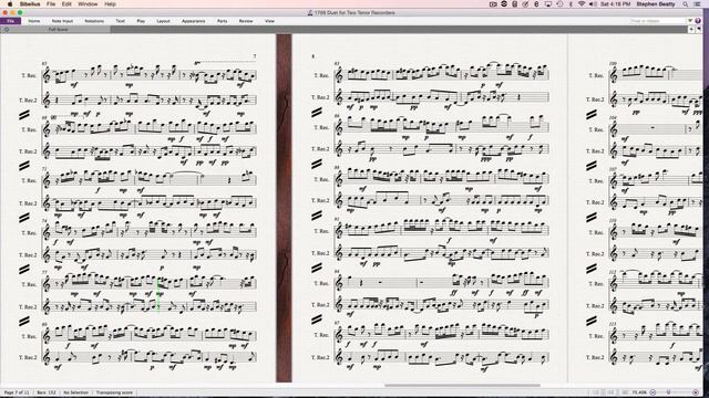 1769 Duet for Two Tenor Recorders смотреть онлайн