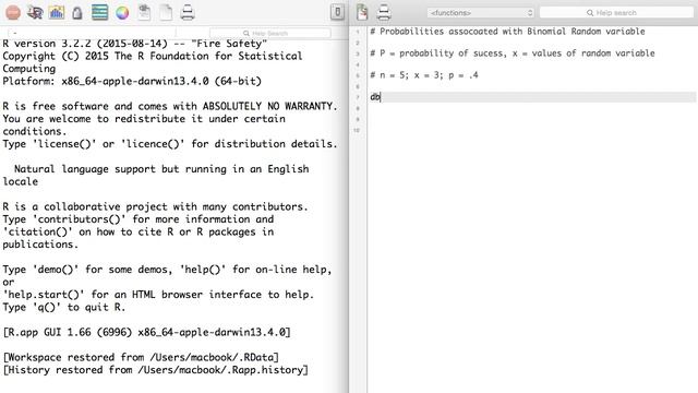 Bernoulli and Binomial distribution in R смотреть онлайн