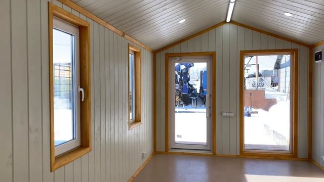 Обзор модульного мобильного здания «Barn» (8х3,4 м) Два медведя, Сургут, баня на дачу, офис смотреть онлайн