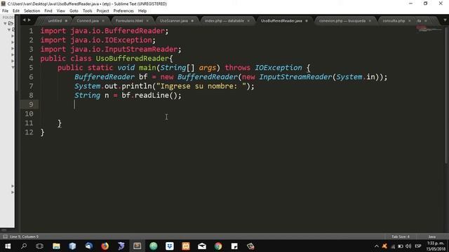 ? Ingresar datos por teclado en Java - uso de BufferedReader - import java.io.BufferedReader смотреть онлайн