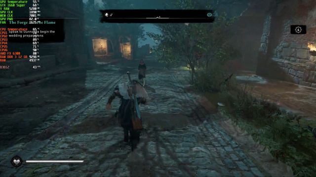 Assassin's Creed Valhalla Amd FX 6300 + GTX 1660 Super High Settings смотреть онлайн