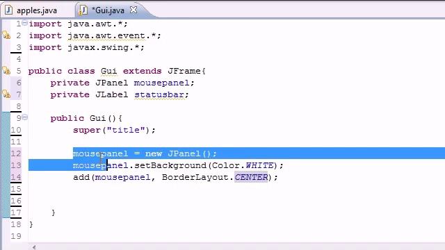 Part 74: Java Programming Tutorial - Mouse Events . смотреть онлайн