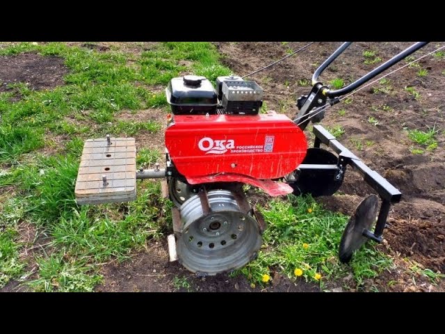 Мотоблок Ока - грунтозацепы своими руками. смотреть онлайн