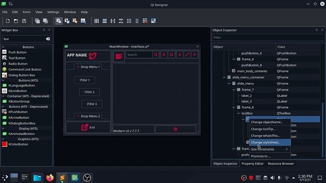 Python GUI Animated Side Menu | Pyside | PyQt | Moder UI | Interface | Drop Down Menu | Flat Style смотреть онлайн