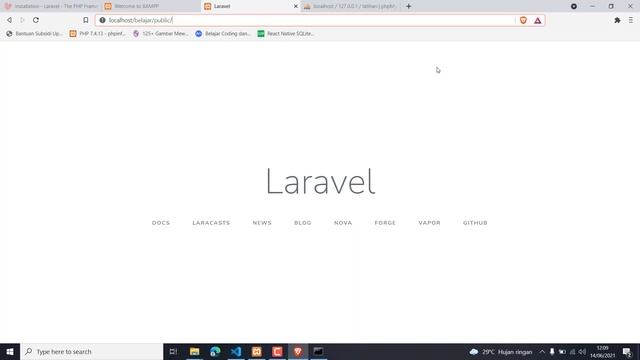 Laravel 6 - Install Composer, Laravel, dan Laravel UI смотреть онлайн