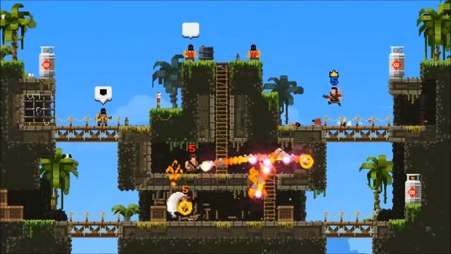 Broforce (Deathmatch) - Играем втроем. смотреть онлайн