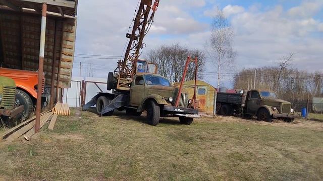 Ретро кран К-46 на базе ЗИЛ-164. Часть 2 смотреть онлайн