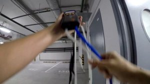 Замер давления подпоров воздуха в тамбур шлюзах, пусконаладка приточной противодымной вентиляции.