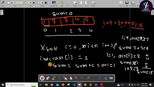 Q34- Sum of Array Elements in java | Java program to Add array elements | Sum of array in Java смотреть онлайн