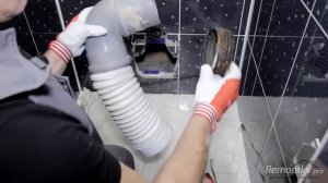 Как НЕ надо подключать унитаз. Устранение протечек и запахов. Система инсталляци.mp4