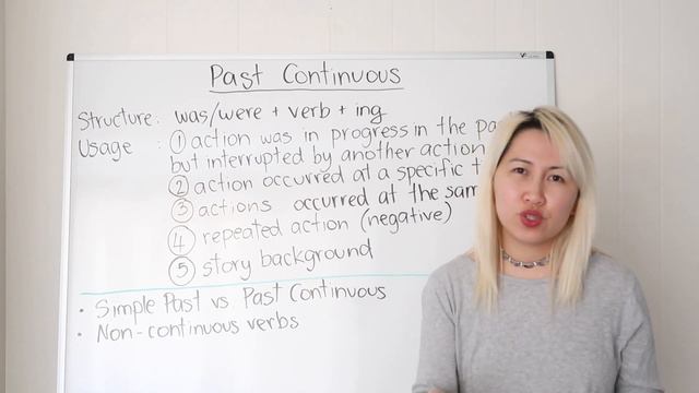 Past Continuous (El Pasado Continuo) - Gramática en Inglés смотреть онлайн
