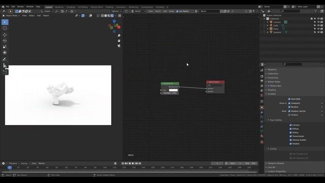 How to make a PERFECT WHITE background in Blender in 1 Minute смотреть онлайн