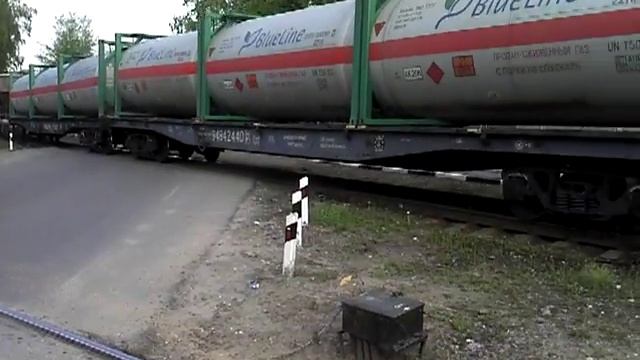 Отправление состава со ст. Аэропорт Быково, Жуковское ППЖТ смотреть онлайн