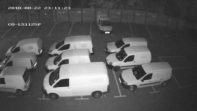 Уличная IP камера CO LS1125P Улица ночь.mp4 смотреть онлайн