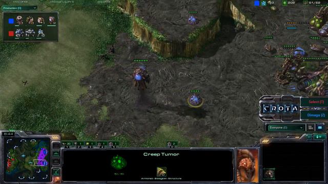 StarCraft 2 - Crota - Select (T) vs Dimaga (Z) on Lost Temple смотреть онлайн