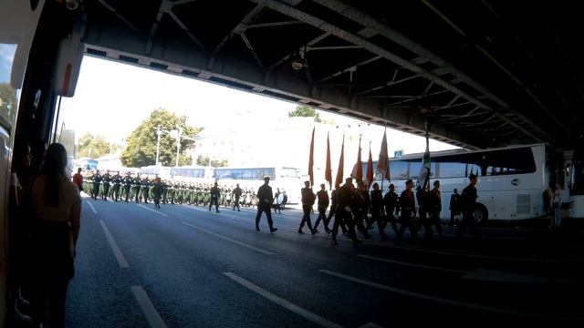 34 и 38 ОЖДБР После Генеральной репетиции Парада Победы 2020 смотреть онлайн