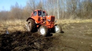 Вспашка огорода трактором МТЗ 82 турбо (105л.с.) Апрель 2021год.