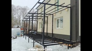 Веранда из металла.