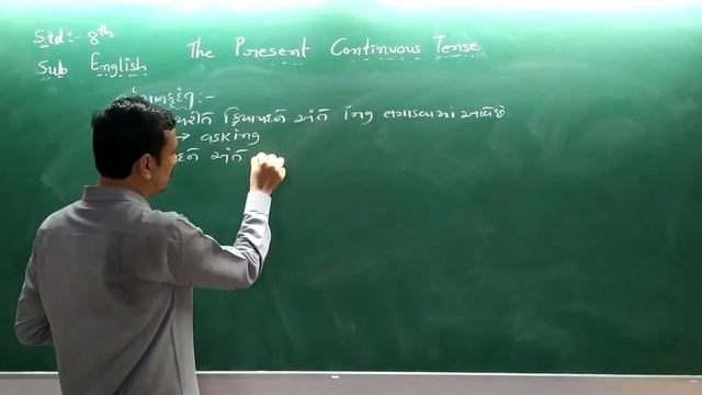 Std-8 English The Present continuous Tense,Part-1 смотреть онлайн