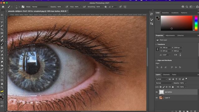 Eyelashes Brush | Photoshop Tutorial смотреть онлайн