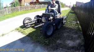 Вездеход 6х6 привод роликами