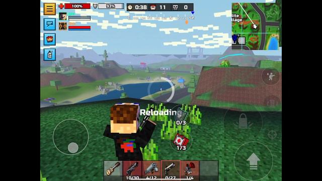 Battle Royale but smiling mines are OP - Pixel gun 3D смотреть онлайн