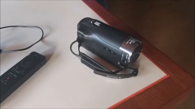 Ny videokamera med fjärrkontroll (Sony). смотреть онлайн