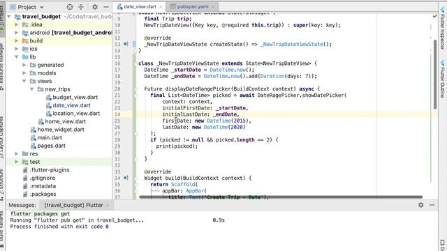 (Ep 17) Flutter: Add One Date Range Picker to Select Start and End Date смотреть онлайн
