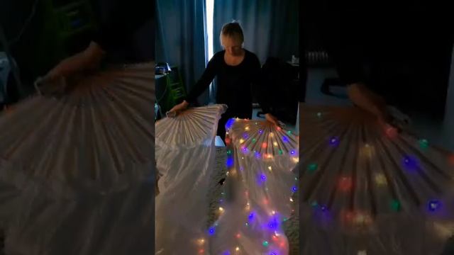 ✨Светодиодные веера вейлы, изготовление, показываю образцы. смотреть онлайн