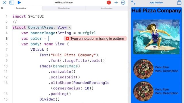 Make Swift Playgrounds Apps: Variables and Scope смотреть онлайн