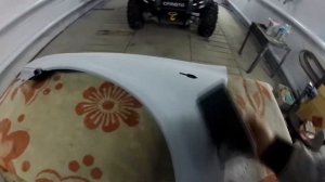 Подготовка и окраска нового крыла