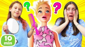 Сборник серий — Лысая Барби и неубранный мусор — Весёлые игры для девочек в шоу Help Me