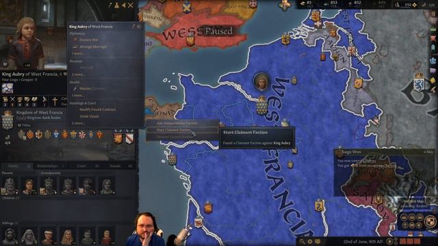 Let's Play Crusader Kings III - Count of Anjou - Part 13 смотреть онлайн