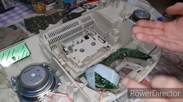 CD-MP3 магнитола Panasonic RX-ES23, профилактика. №310