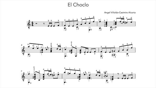"Ritmos ocultos en guitarra clásica: tutorial". ("El Choclo" y "Milonga de J.Cardoso") смотреть онлайн