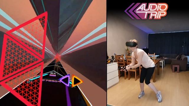 Audio Trip | RHYTHM AND FITNESS GAME IN ONE | Oculus Quest VR смотреть онлайн