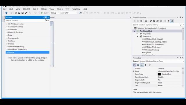ArcObjects SDK installation - Create Addin using C# Visual studio смотреть онлайн