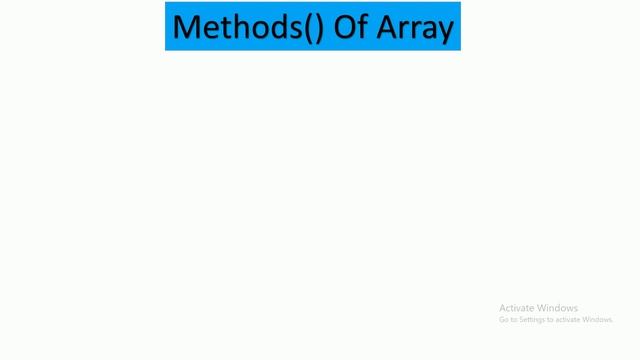 Inbuilt Methods Of an Array | Solve Complex Problems Easily смотреть онлайн