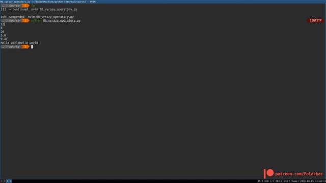 Python 3 - Výrazy a matematické operátory #6 смотреть онлайн