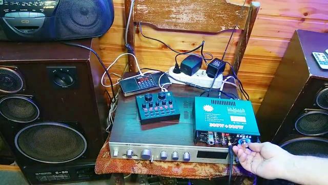 Аудио блютуз ресивер CLAITE BT 298A Stereo Audio Amplifier Audio Receiver Sound