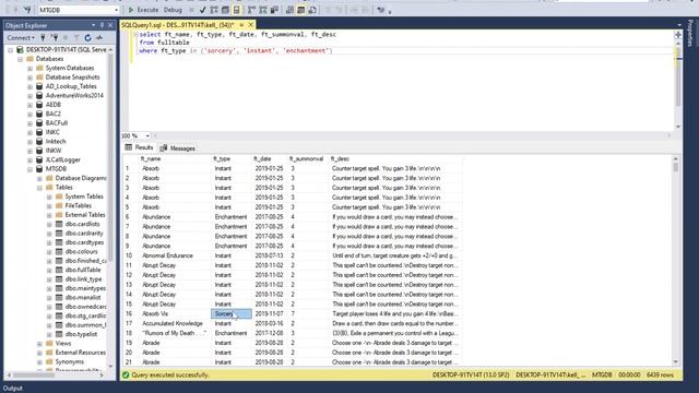 MS SQL tutorial covering the use of the IN statement and a nested query. смотреть онлайн