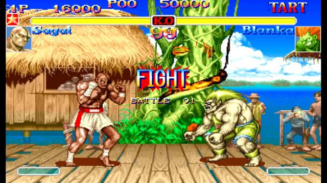 Super Street Fighter II Turbo: Sagat vs. Blanka смотреть онлайн