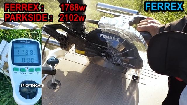 ALDI scie à onglet radiale FERREX VARO 1600w 5000 rpm + comparaison LIDL PARKSIDE PZKS 2000 A1 смотреть онлайн