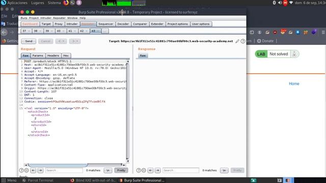Blind XXE with out-of-band interaction смотреть онлайн