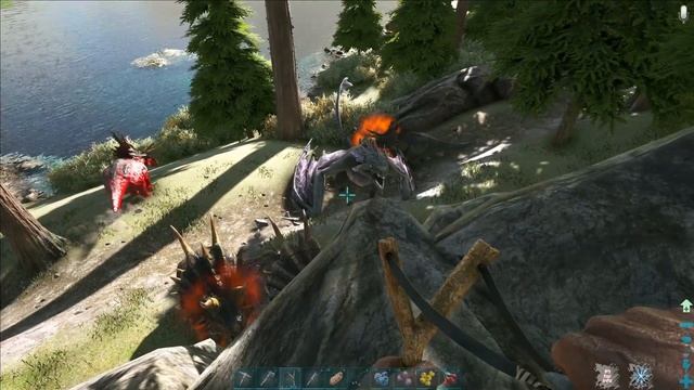 НЕВЕРОЯТНО! Встретил игрока и он дал мне ЭТО! ARK: Survival Evolved Valguero #4 смотреть онлайн