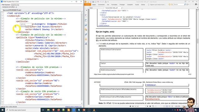 Tutorial XPath. Primeros pasos. Expresiones (2/3) смотреть онлайн