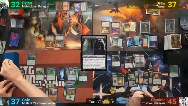Blast from the Past! Toshiro vs Melek vs Tiamat vs Multani EDH / CMDR game play! смотреть онлайн