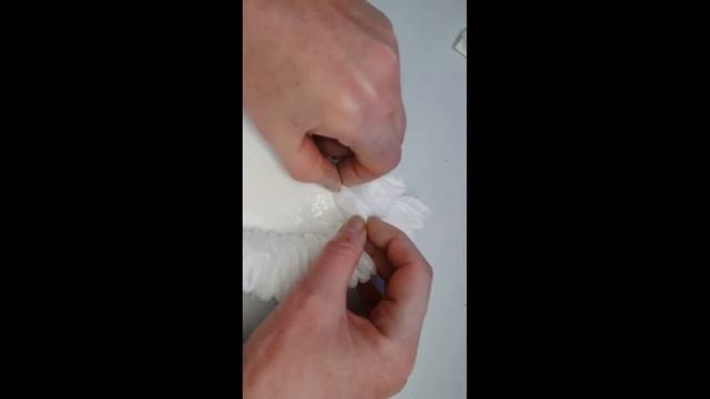 Елочка из ватных дисков для самых маленьких смотреть онлайн