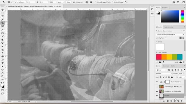 A Simple Double Exposure Tutorial using Beginner Tools and Processes смотреть онлайн